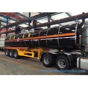 China Steam Heating 3 Axle Asphalt Tank Trailer 42000 L Bitumen Tanker wholesale
