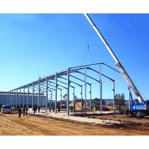 China Light Steel Frame Structure Metal Warehouse Buildings / Steel Construction Materials supplier