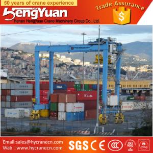 China Rubber Tyre Container Gantry Crane with design rain-proof equipment above the trolley supplier