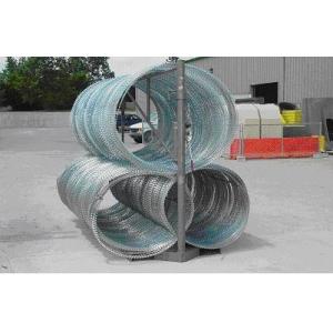 China hot dipped galvanized razor wire isolation barrier spiral intersecting razor barbed wire sentry frontier defense mesh supplier