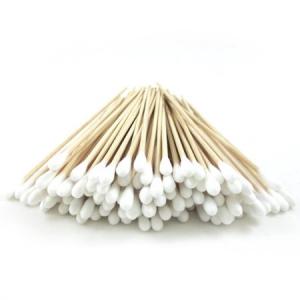 ISO13485 Bamboo Stick Medical Cotton Buds For Adult Ear Cleaning