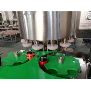 China Large Capacity Beverage Can Filling Machine , Small Can Filling And Seaming Machine supplier