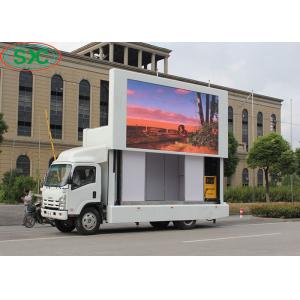 China Waterproof Hd Mobile Led Truck Advertising Full Color 500cd/m2 Brightness wholesale