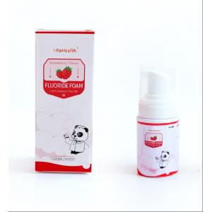China Strawberry Flavor Dental Fluoride Foam 30ml 125ml Sodium Fluoride Acid Resistant supplier
