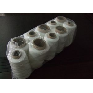 China Heat Treated 100% Polyester Sewing Thread With Oil Coating wholesale