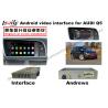 China Audi Q5 3G MMI video Android navigation box video interface , Car Navigation Box wholesale
