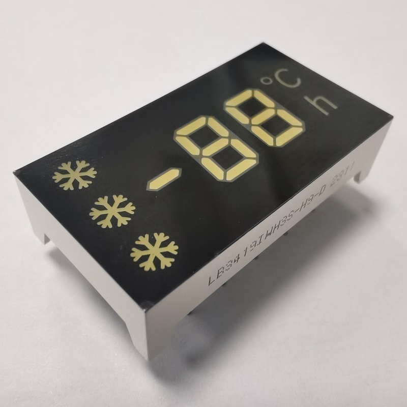 0Affichage LED à 7 segments de 32 pouces (8,2 mm), blanc ultra-brillant, anode commune pour les commandes de réfrigérateur et d'appareils électroménagers