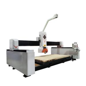 China A ponte multifuncional do CNC da linha central da máquina de corte 5 do mármore do granito do router do CNC da pedra viu a máquina de corte de pedra supplier