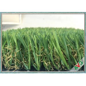Simulation Indoor Artificial Grass 12200 Dtex Green Color Indoor Fake Grass