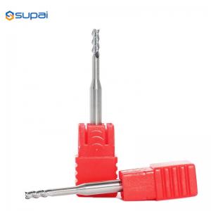 Dental Tools Carbide Long Neck End Mill Ball End Corner Radius 2Flute for Zirconium Composite Metal