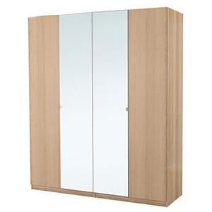 Home Wood Panel Furniture Adjustable Convertible Storage Wardrobe Cabinet