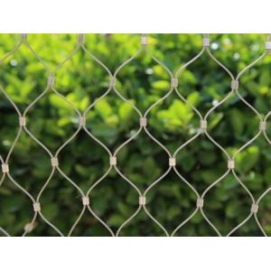 China No Toxic Flexible Stainless Steel Mesh Netting , Wire Rope Mesh Solid Structure supplier
