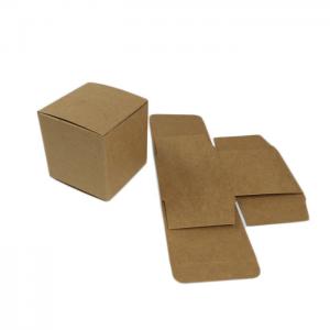 Foldable Recycled Soap Packaging Flat Pack Cardboard Boxes Essential Oil Perfume Bottle