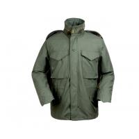 China Woven Texture Windproof Military Jacket Olive Green Army Jacket 220g-270g on sale