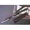 China spider arrow steel butterfly pocket knife wholesale