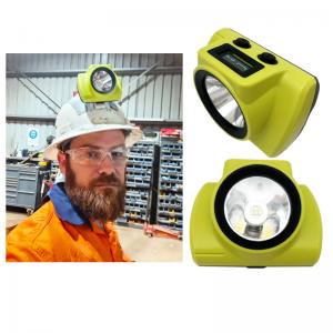 China LED Cordless Mining Cap Lamp 385LUM 25000LUX For Coal Miner Safety supplier