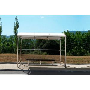 Customized Color Modern Bus Shelter Design Water Proof Low Power Consumption