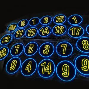Art Acrylic LED Neon Lights Wall Hanging For Party Bar Decoration With Customized Size