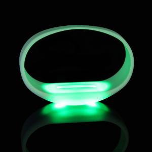 China Motion Activated Silicone LED Bracelet For Concert,Carnivals, Sporting Events, Party supplier