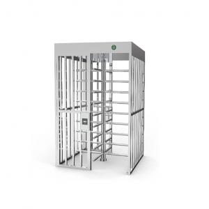 High Security Single Lane Full Height Turnstile Access Control 90 Degree Rotor Shaft