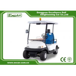 China White 2 Seats Electric Ambulance Car 48V Trojan Battery Golf Cart Ambulance supplier