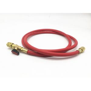 China R410A Flexible Refrigerant Charging Hose With Ball Valve For Air Condition supplier
