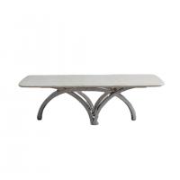 China Stainless Steel Metal Legs Modern Dining Furniture For Home Office Decoration on sale