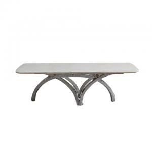 China Stainless Steel Metal Legs Modern Dining Furniture For Home Office Decoration supplier