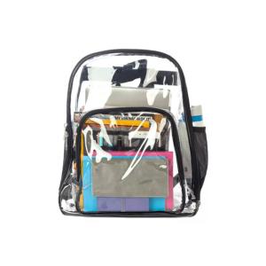 China Transparent Clear PVC Business Casual Backpack Foldable For Travel wholesale