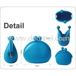 OEM Factory Direct Sale FDA Approved Lovely Mini Silicone Coin Purse Custom Design Package