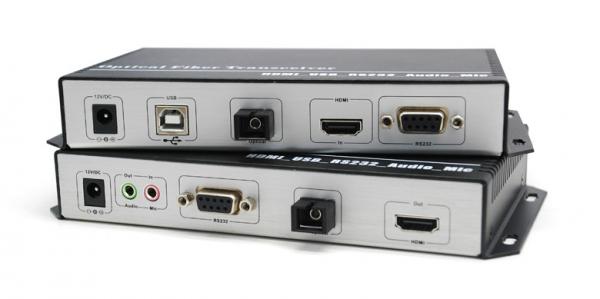 HDMI KVM Fiber Extender （transparant USB transmission）