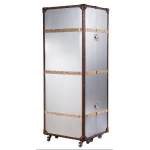China Four Layers Stainless Steel Wine Cabinet Retro Industrial Wine Cabinet supplier