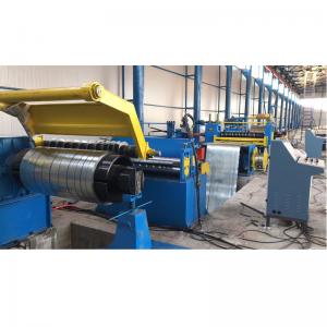 China High Speed Steel Slitting Lines , Metal Slitting Machine Frequency Conversion Control supplier