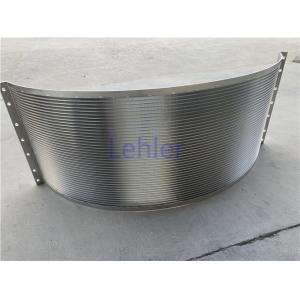 China SS316L Stainless Steel Sieve Screen Wedge Wire Curved Screen For Food Processing Machinery supplier