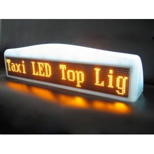 P10 Moving Taxi LED Display , 96 x 16 Pixel IP65 Multi Color LED Display