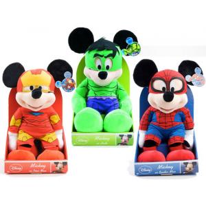 China Marvel Disney Spiderman / Hulk / /Iron Mickey Mouse And Minnie Mouse Stuffed Animals Toys supplier