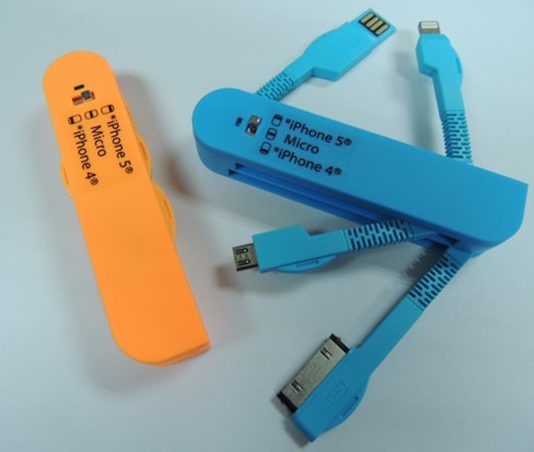 China Conception suisse 3 de couteau militaire en 1 câble de téléphone portable pour iphone5, micro, iPhone4 supplier