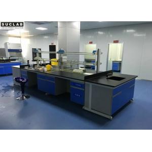 Blue / Customized Modular Lab Furniture Excellent Physics Featuring For College Laboratory