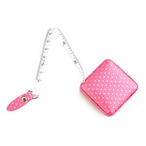 Wintape Promotional Gift Garment Tailor Inch Pink Body Measuring Tapes Tailor Sewing Ruler For Tailor