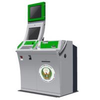 China High Definition Self Service Payment Kiosk With Passport Scanner And Visa Master Cards on sale