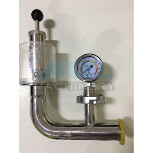 Válvula de descarga de presión de acero inoxidable de la primavera para la válvula de descarga del tanque con el manómetro para el depósito de fermentación