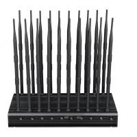 China 20 Antennas Cell Phone Signal Jammer 3G 4G WiFi Bluetooth Cell Phone Scrambler Device on sale