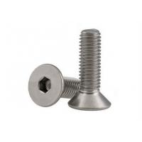 China Fully Threaded Hexagon Socket Countersunk Head Cap Screws For Mechanical Machine on sale