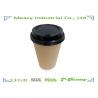 China Double wall disposable coffee cups With PS lids , Take away Coffee Cups wholesale
