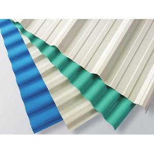 China White Plastic Corrugated Roofing Sheets 1130mm Width / 2mm Thickness wholesale