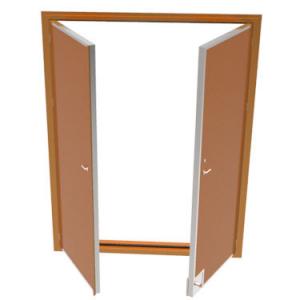 Marine Cabin Accommodation Access Doors , Stainless Steel Gastight H120 Fire Proof