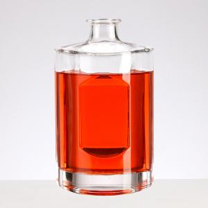 650ml Crystal Round Decanter Set for Whiskey Glass Bottle Gift Box Vodka Wine Bottle