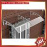 China hot selling door window polycarbonate diy canopy awning shelter canopies with aluminum alu bracket support arm wholesale
