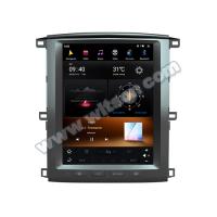 China 12.1 Screen Tesla Vertical Android Screen For Toyota Land Cruiser 100 GX LC100 Lexus LX470 2002-2007 on sale