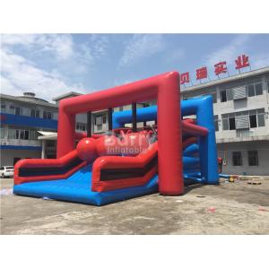 China Plato PVC Tarpaulin Insane Sports Inflatable Obstacle Course Game Wrecking Ball Inflatable 5K supplier